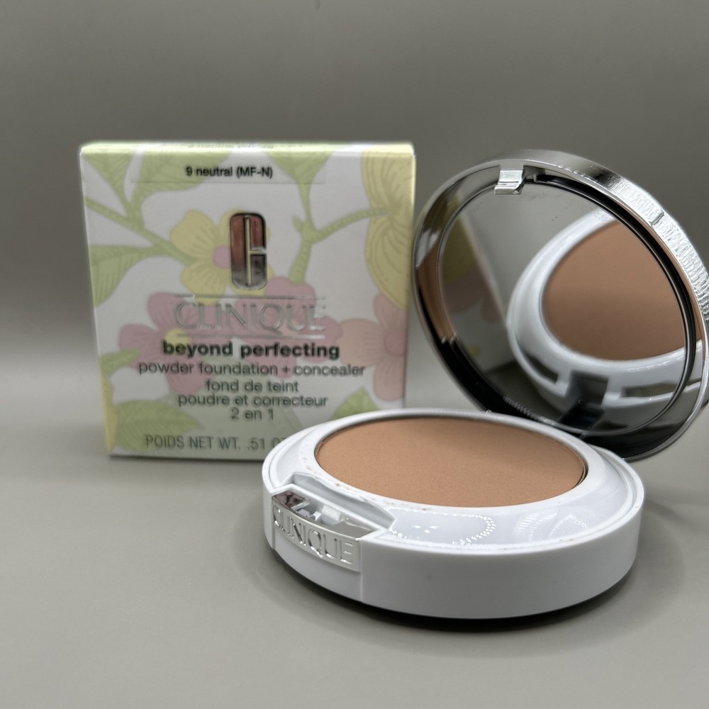 Clinique Beyond Perfecting Powder Foundation + Concealer 9 Neutral (MF-N) .51oz